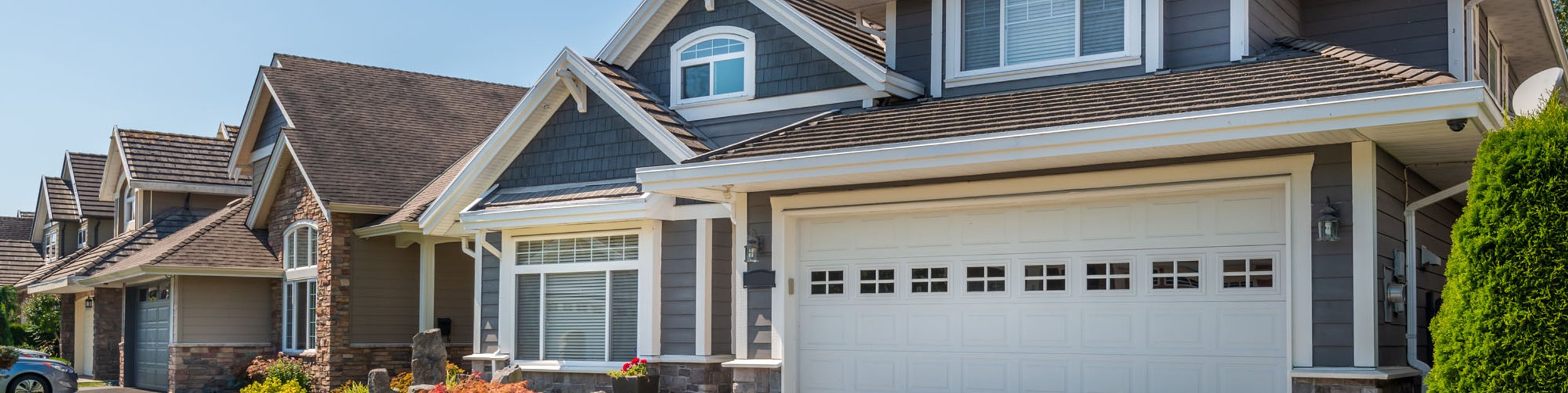 residential home with new vinyl siding