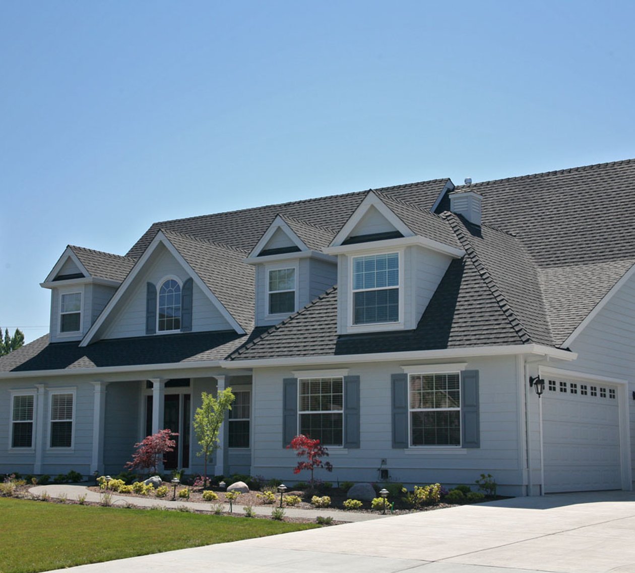 shingle roofing on residential home